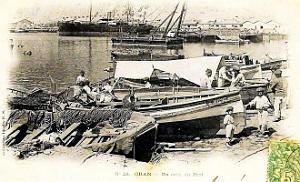 Oran - Un coin du Port de peche